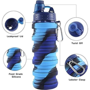 silicon foldable water bottl